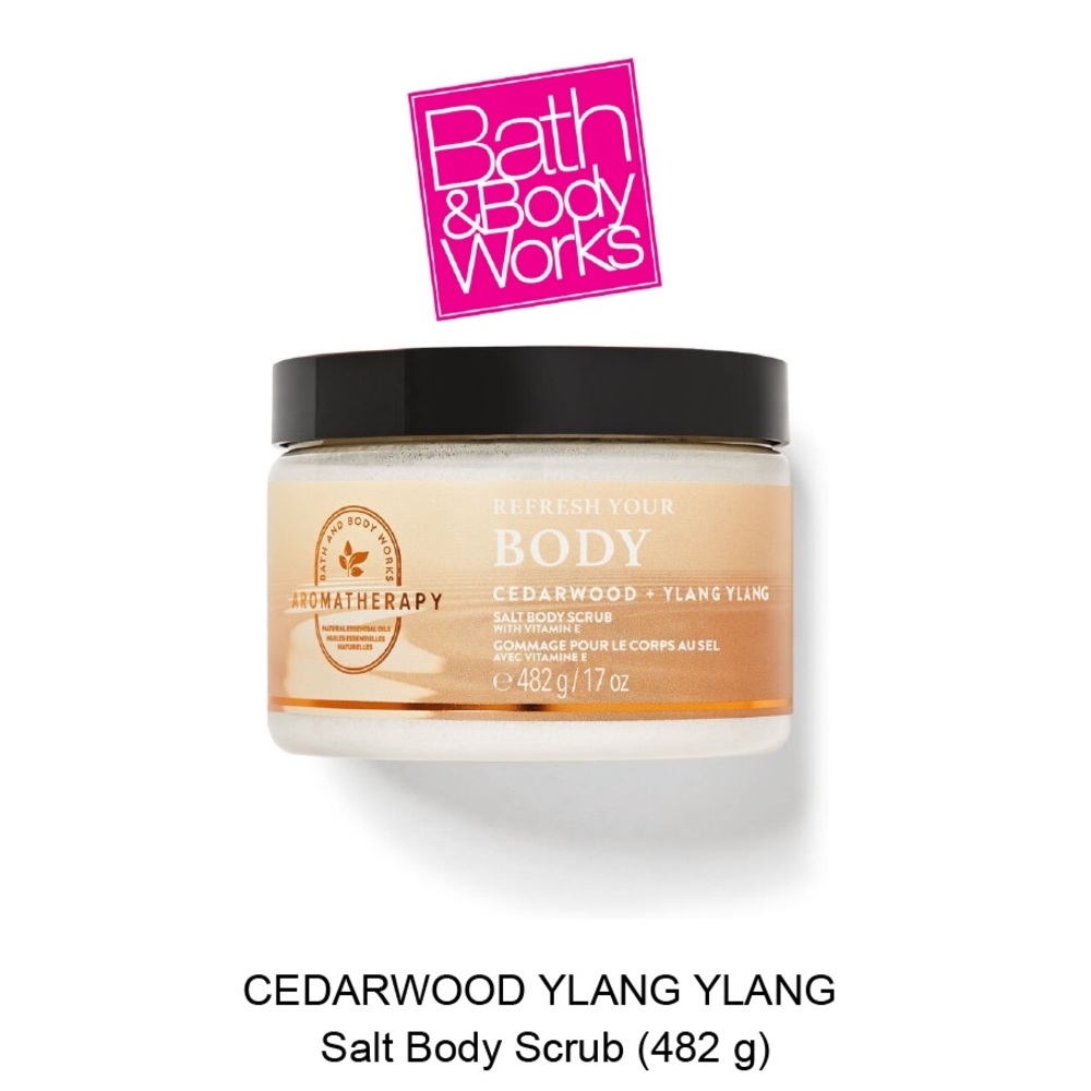 Bath & Body Works Aromatherapy Salt Body Scrub 17 oz With Vitamin E